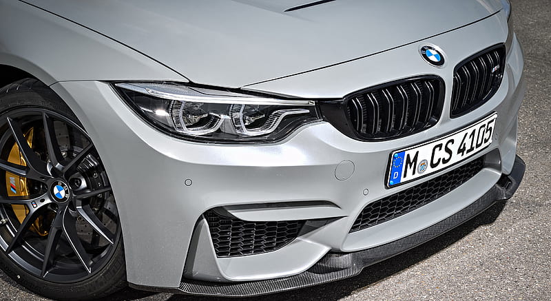 2018 BMW M4 CS (Color: Lime Rock Grey Metallic) - Front Bumper , car, HD wallpaper