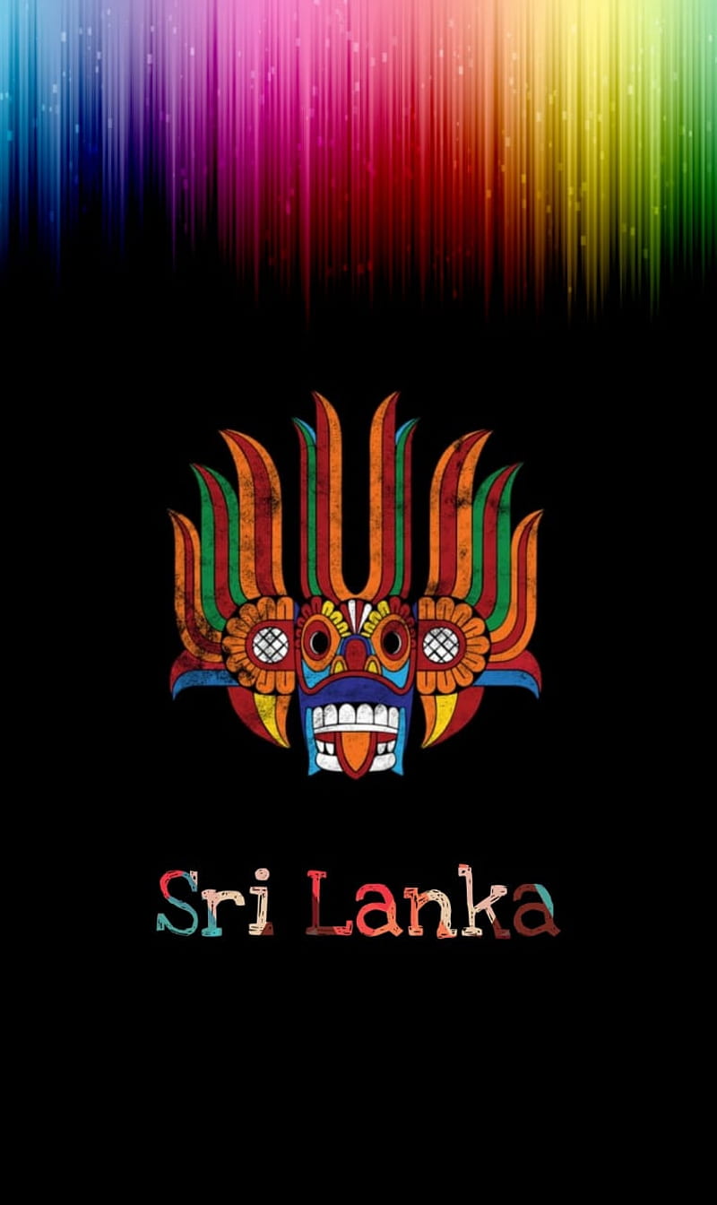 Sri Lanka yaka mask, culture, man, mobile, sri lanka, united, windows, HD phone wallpaper