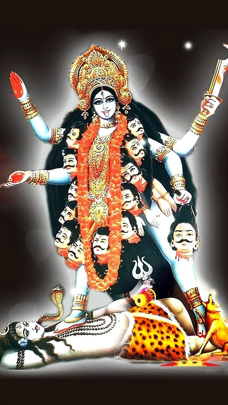 Kali Shankar, jai maa kali, lord, god, HD phone wallpaper