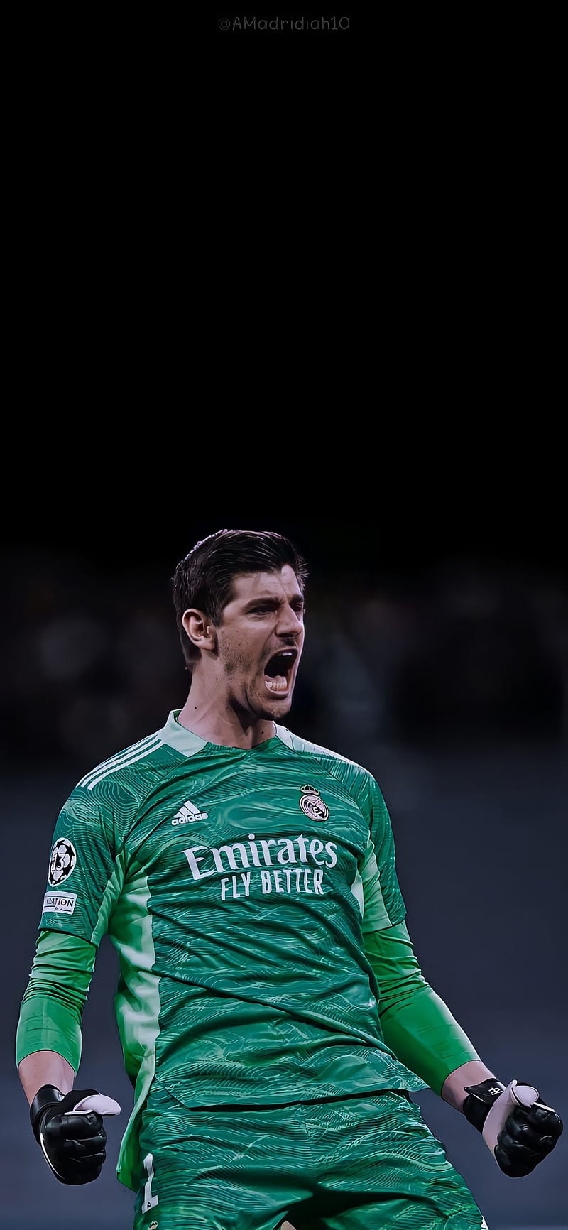 Real Madrid - . Thibaut Courtois. / Twitter, HD phone wallpaper