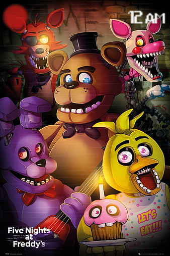 Download Nightmare Freddy Gang Wallpaper