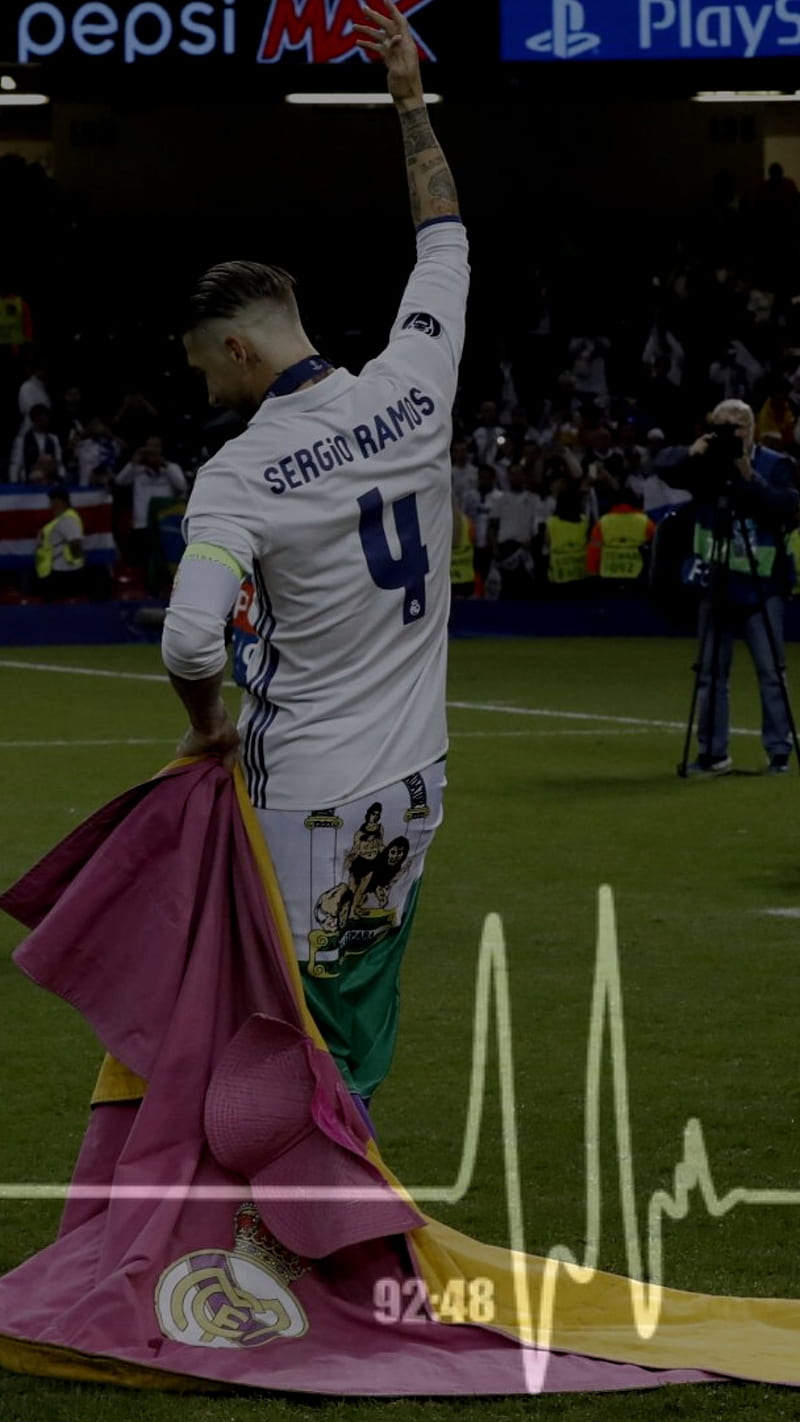 Sergio Ramos, 92 48, 04, Real Madrid, Hala Madrid, Capitan, Fin de una era, End of an Era, 92:48, HD phone wallpaper