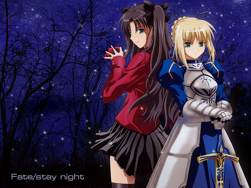 Anime Saber Fate Series Fate Stay Night Rin Tohsaka Hd Wallpaper