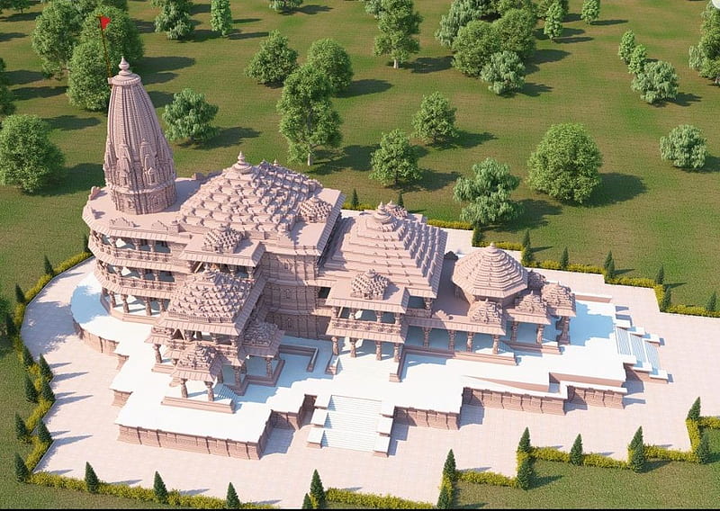 : What Ayodhya's Ram temple will look like India News, Ram Mandir, HD wallpaper