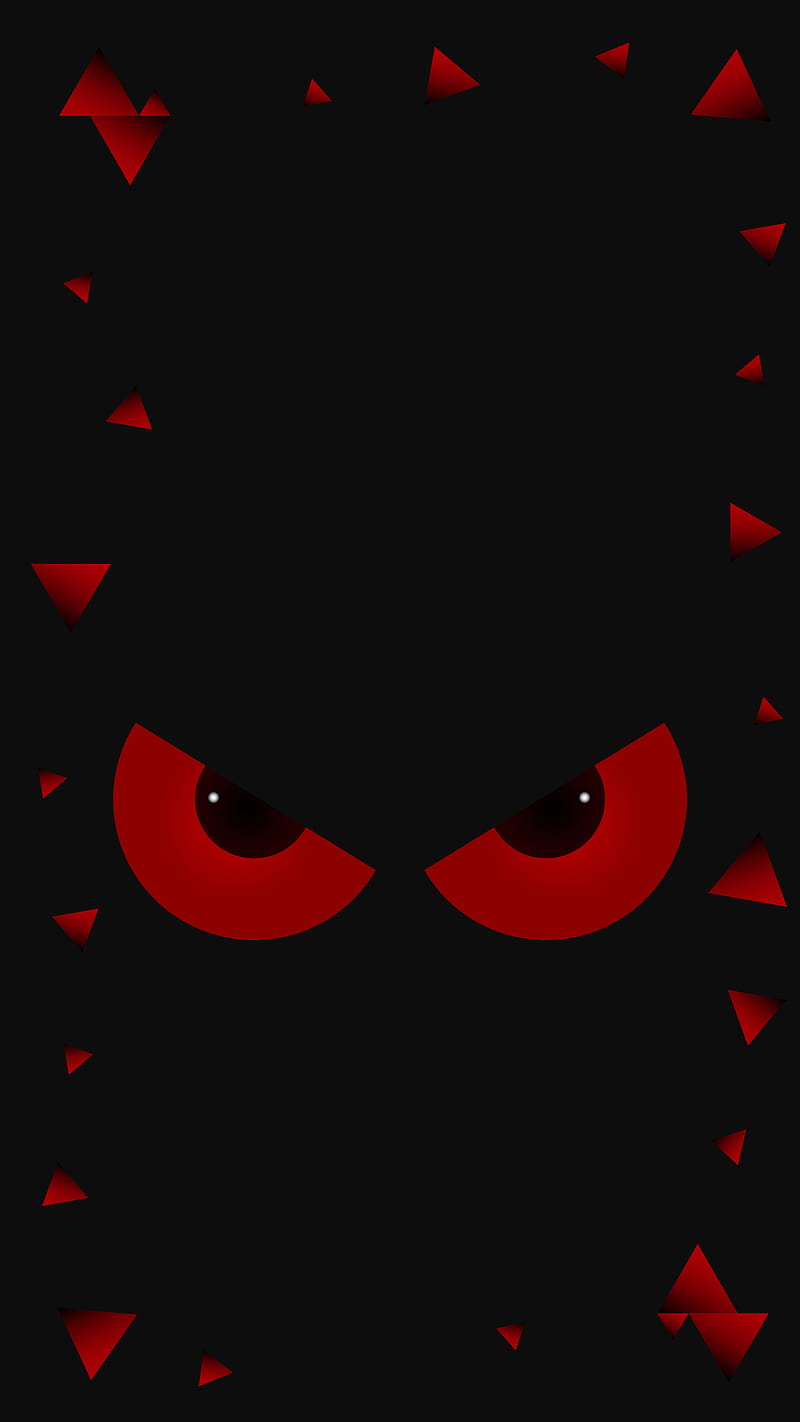 Red eyes, abstract, amoled, black, devil, evil, horror, iphone, scary, HD  phone wallpaper | Peakpx