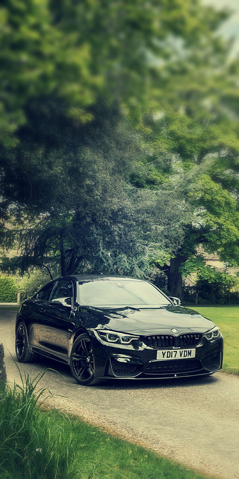 BMW M4, auto, black, car, coupe, f82, facelift, m power, vehicle, HD phone wallpaper
