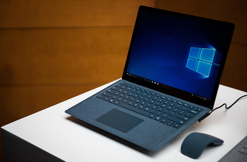 Microsoft laptop, lap, micro, soft, top, HD wallpaper