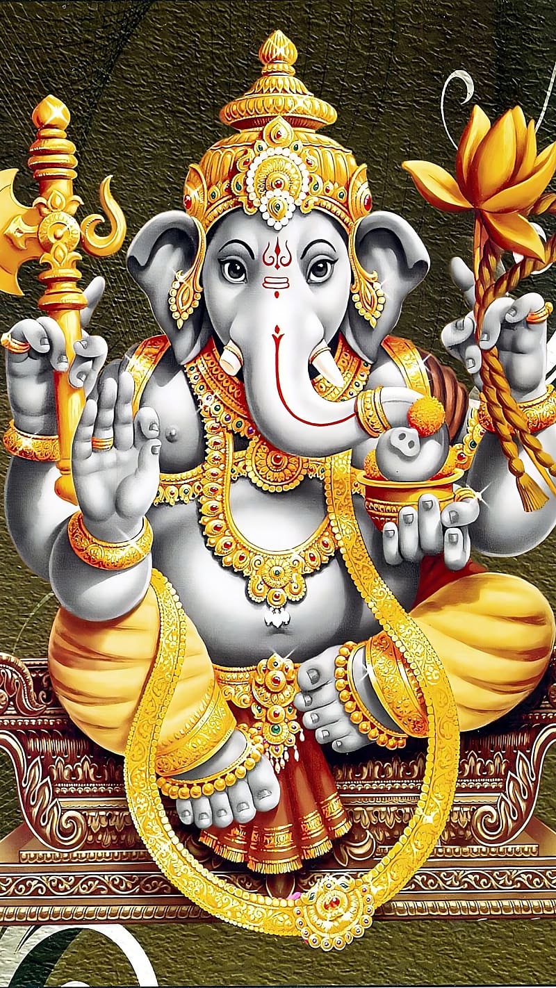 Ganesh Bhagwan Ka, bappa, lord, god, HD phone wallpaper