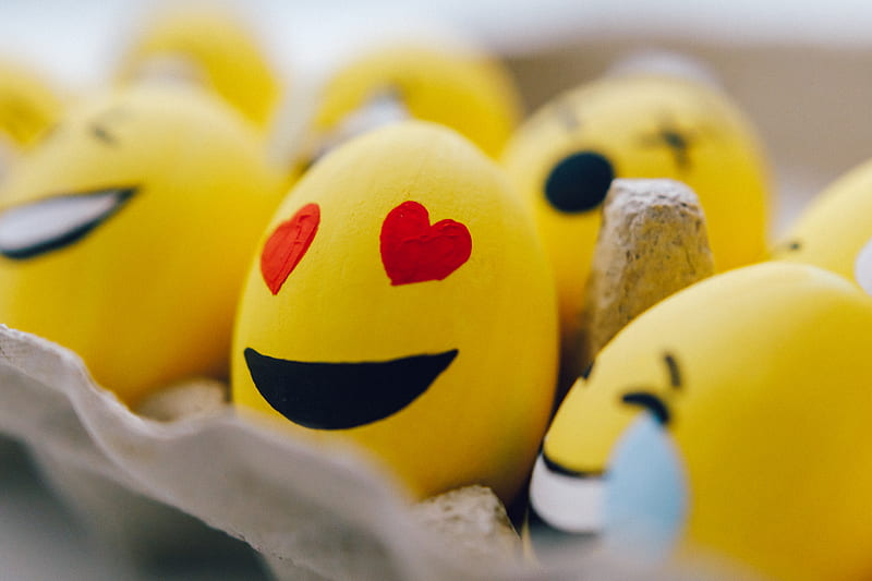 Yellow and Blue Smiley Emoji Plush Toy, HD wallpaper