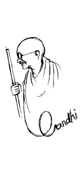 Sketches & drawings - Gandhi ji......bapu🙈🙉🙊👌👐 | Facebook