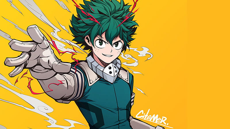 deku #dekuhair #myheroacadamia #anime #green #hair, HD Png Download - vhv