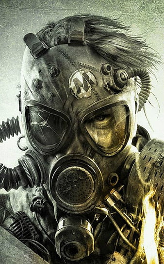 cool skull with gas mask wallpapers