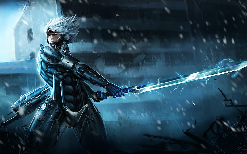 Raiden from Metal Gear Solid – Game Art