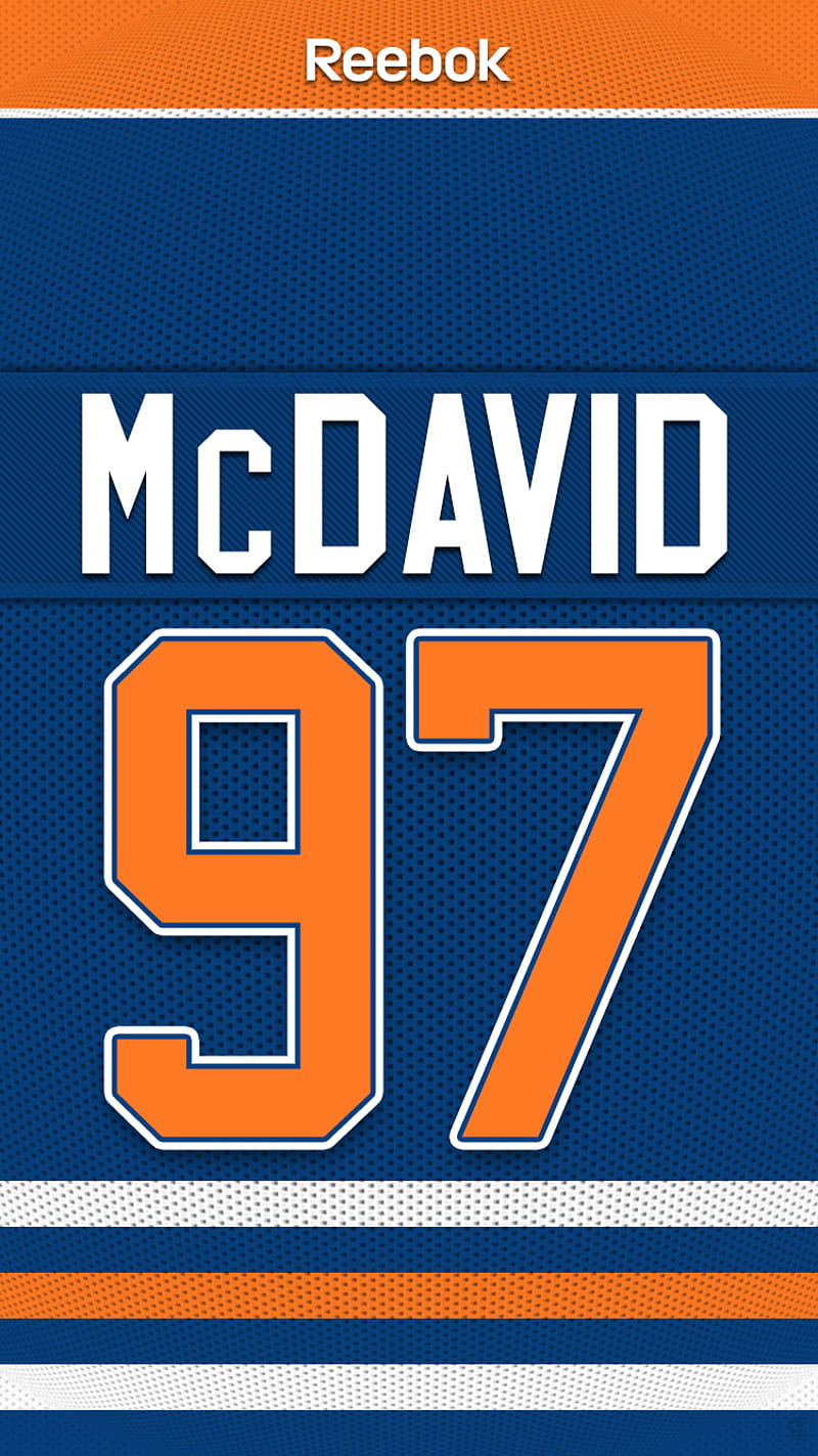 Download Edmonton Oilers McDavid 97 Back Wallpaper