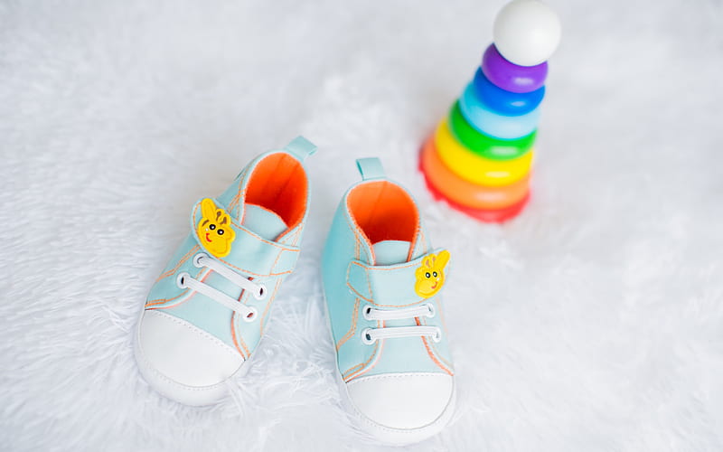 small shoes, childrens shoes, pregnancy concepts, pending a child, children, toys, HD wallpaper