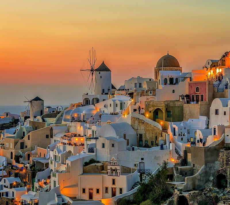 Greek Island, HD wallpaper