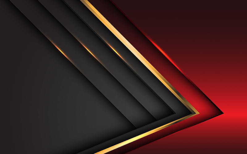 Red gold, black, silver, plus, lights, HD phone wallpaper | Peakpx