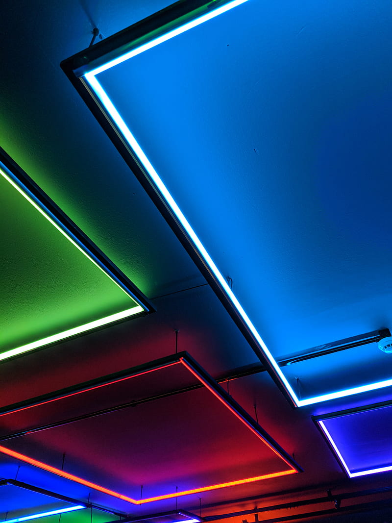 assorted ceiling lights, HD phone wallpaper