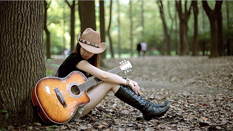 acoustic guitar wallpaper for girls