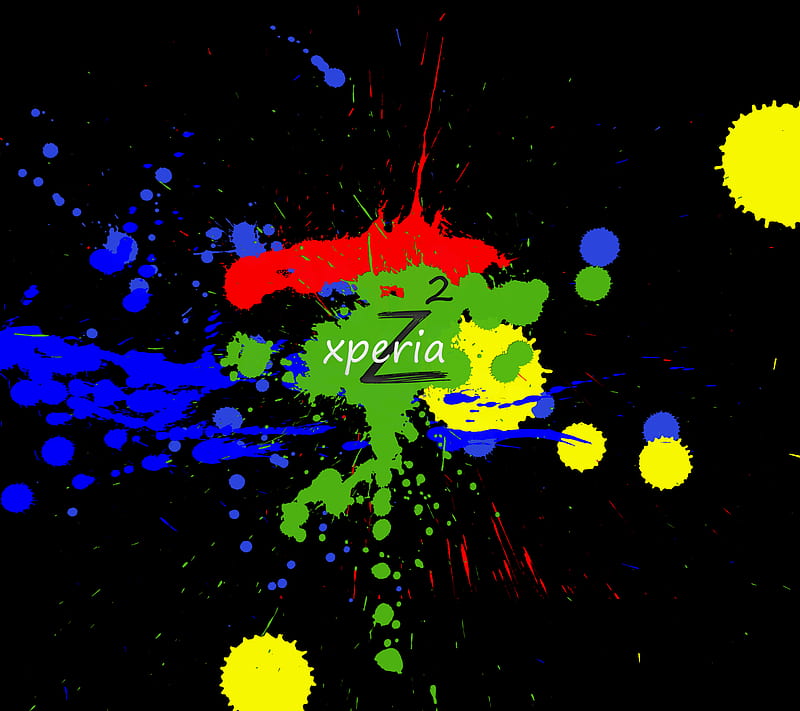 xperia z2, abstract, colors, desenho, logo, rainbow, sony, HD wallpaper