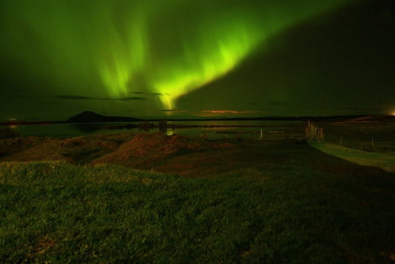 Aurora Borealis - Akureyri - Iceland, Akureyri, Aurora, Borealis, Iceland, HD wallpaper