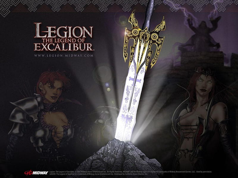 Legion, The Legend of Excalibur, the legend of excalibur, graphics, weapon, legion, HD wallpaper Legion, The Legend of Excalibur, the legend of excalibur, graphics, weapon, legion, HD wallpaper