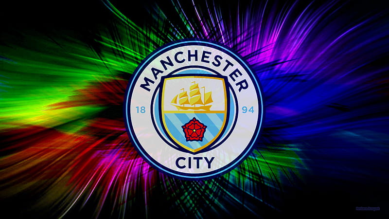 Download wallpapers Manchester City, Football Club, New emblem