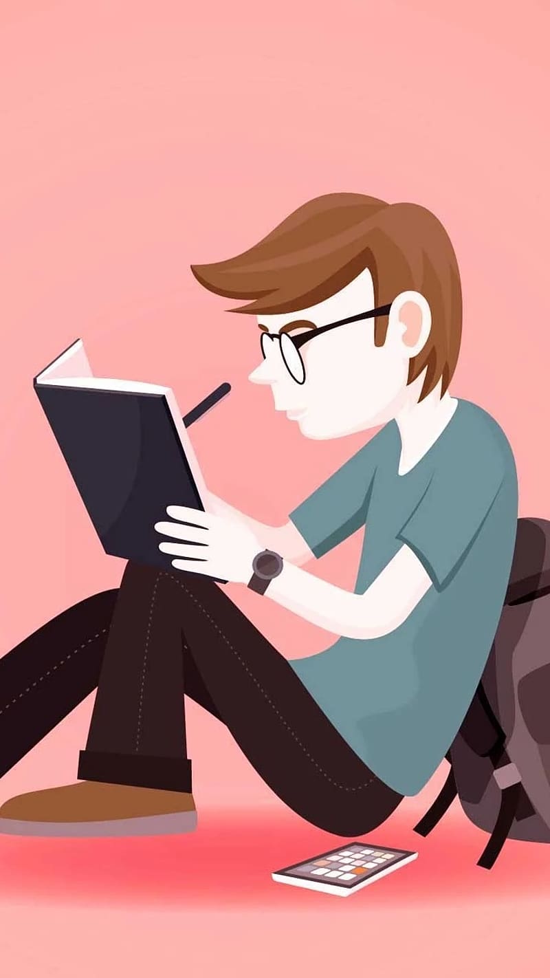 A Boy Study Animation, study, boy, animation, HD phone wallpaper | Peakpx