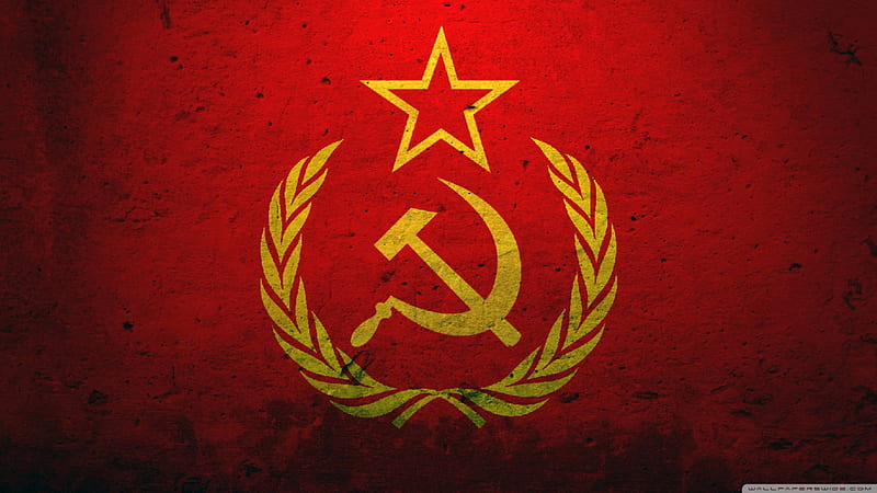 grunge flag of the soviet union, grunge, soviet, union, flag, HD wallpaper