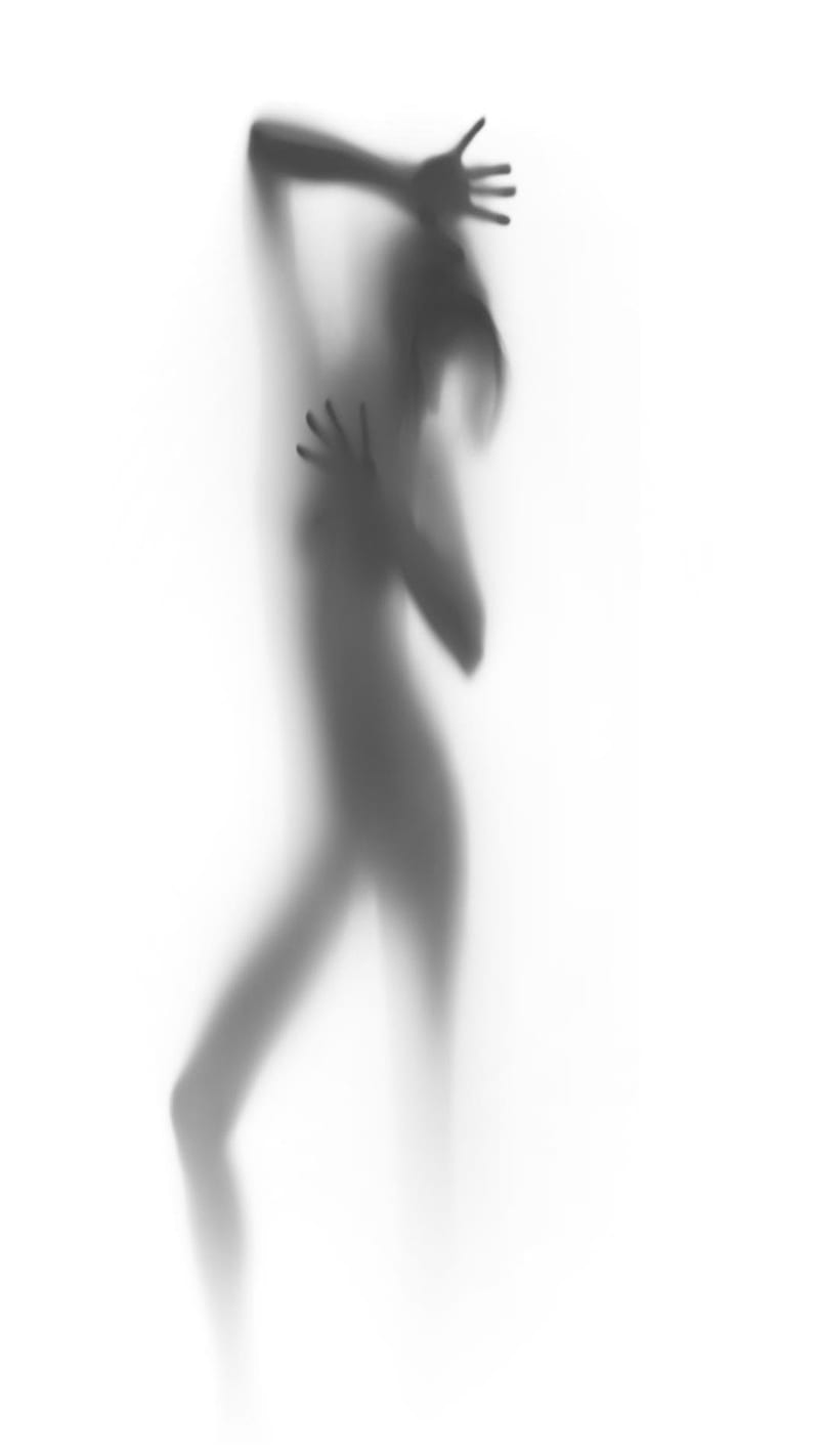 diffuse silhouett, human silhouett, woman, HD phone wallpaper