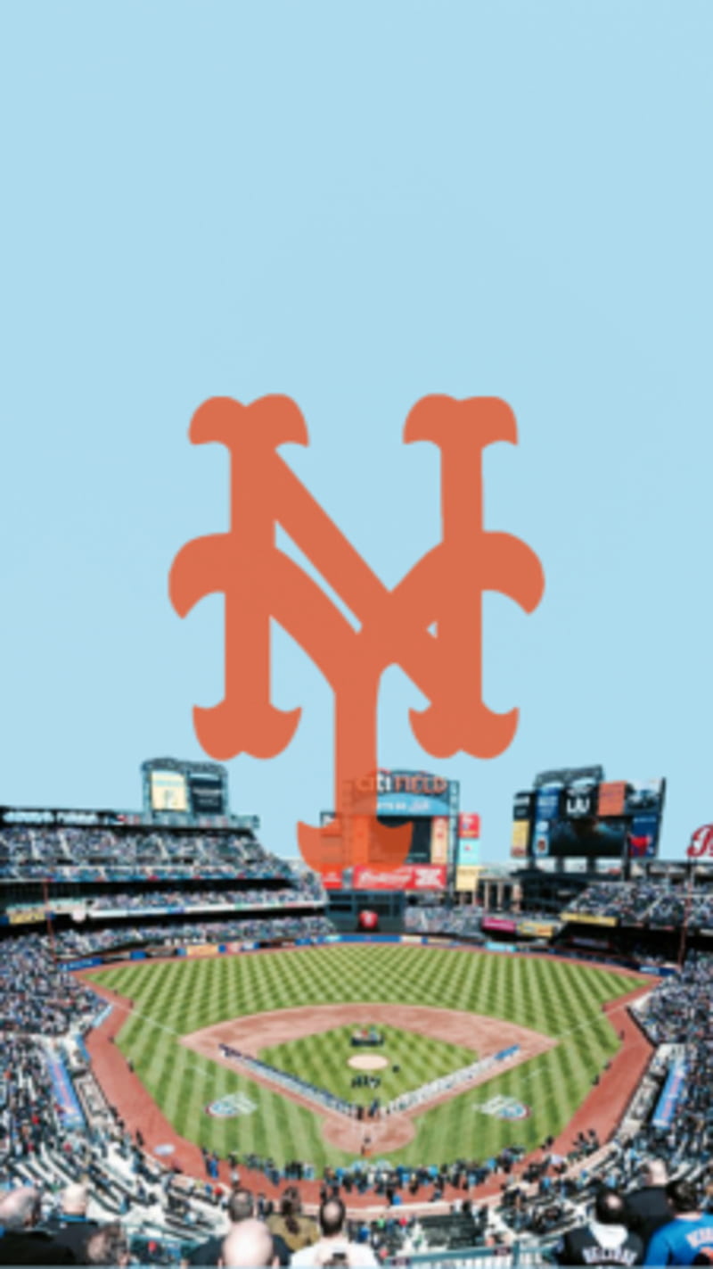 Download Shining New York Mets Logo Wallpaper  Wallpaperscom
