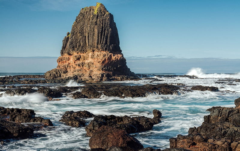 The Pulpit, Australia, beach, rocks, ocean, australia, nature, HD wallpaper