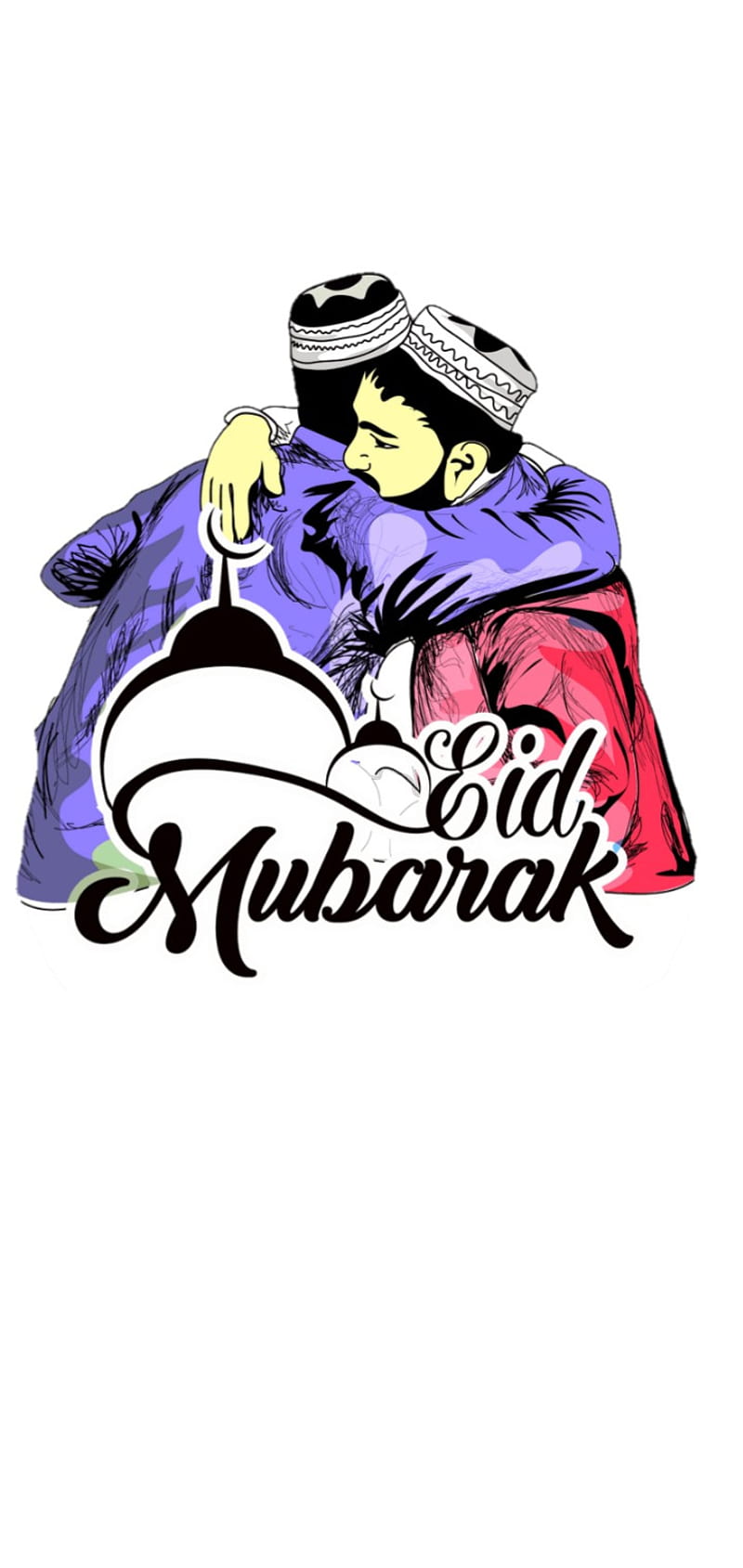 Eid Social, eid mobarak, mulakat, HD phone wallpaper