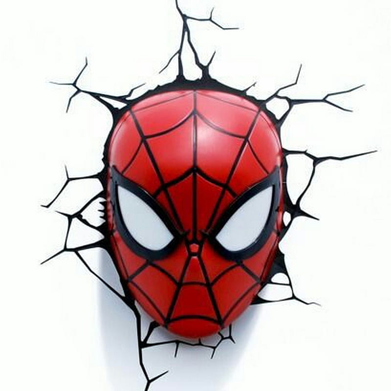 Spider Man, 3d, black, cartoon, games, power, red, stong, HD phone wallpaper