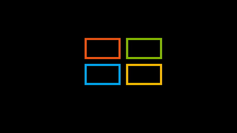 Microsoft Windows Logo Square, windows, microsoft, computer, logo, HD wallpaper