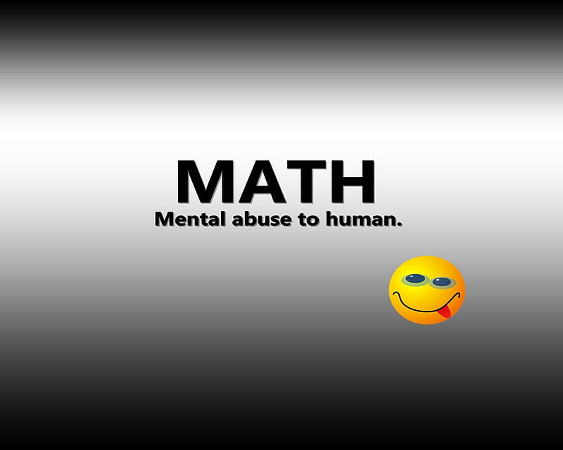 math, abuse, cool, human, mental, new, quote, saying, HD wallpaper