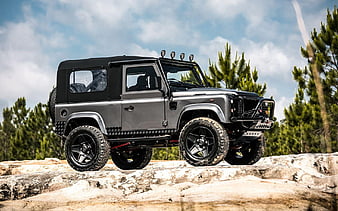 Land Rover Defender 90 Convertible, offroad, 2019 cars, SUVs, East Coast Defender, tuning, 2019 Land Rover Defender, Land Rover, HD wallpaper