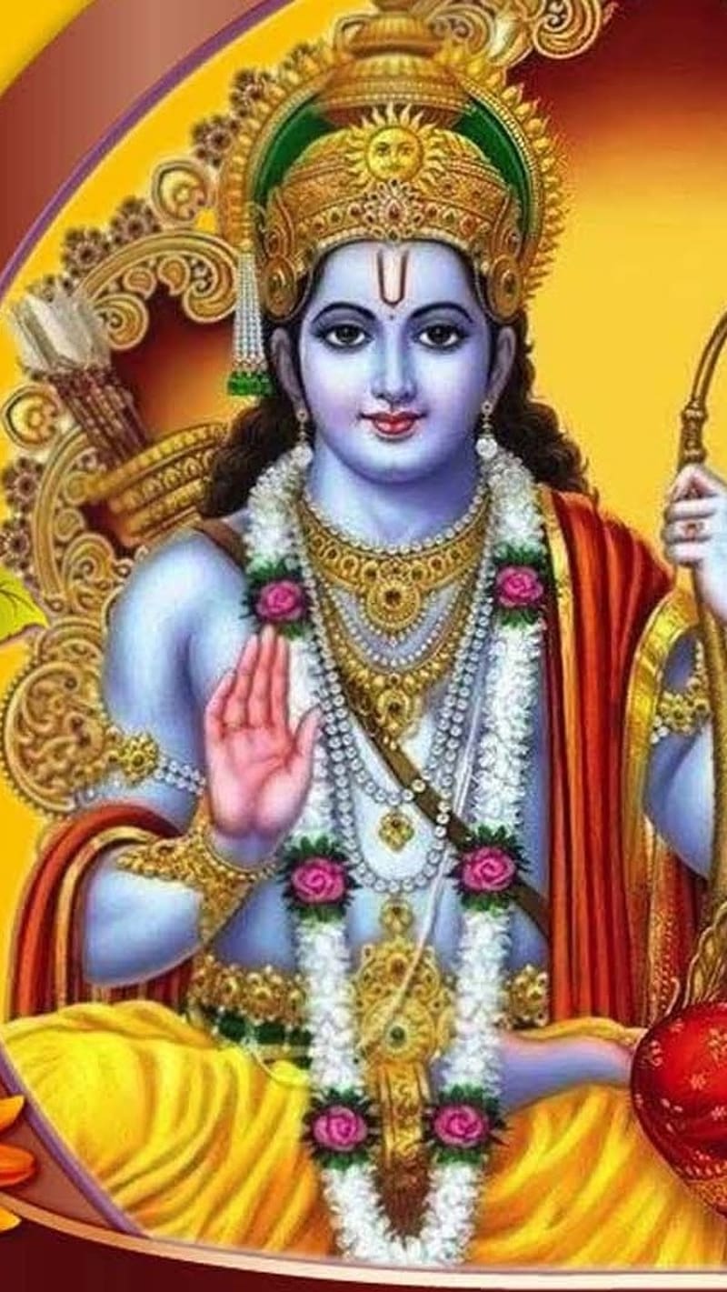 Lord Ram, Closeup, god, bhakti, HD phone wallpaper