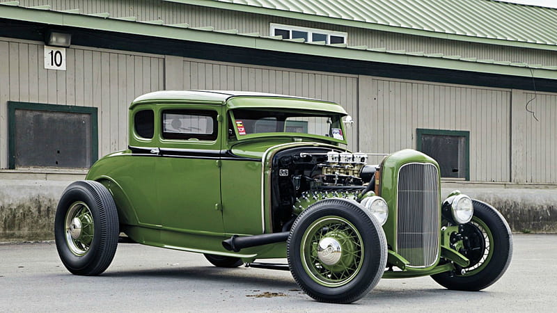 1930 Ford Coupe, Old-Timer, Coupe, Ford, Car, Hot Rod, HD wallpaper