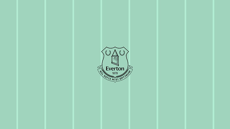 Emblem Logo Soccer Light Green Background Everton F.C, HD wallpaper