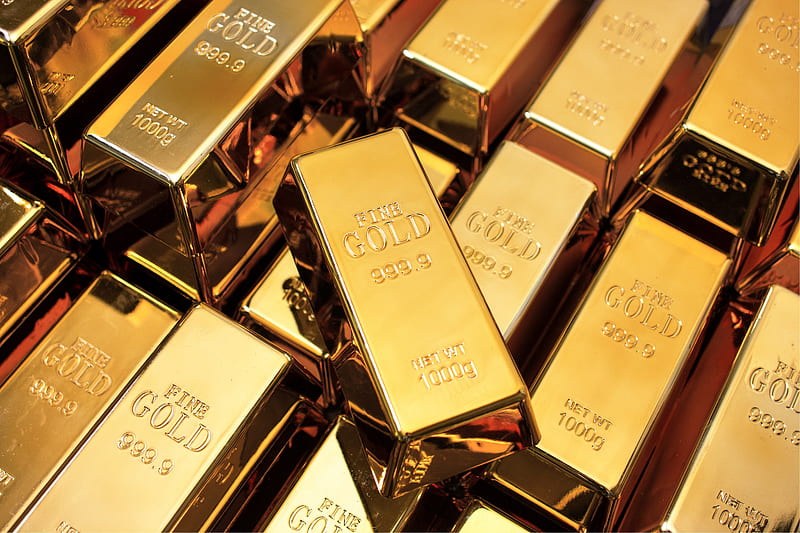 Gold Bars, Value, Bars, Currency, Gold, HD wallpaper