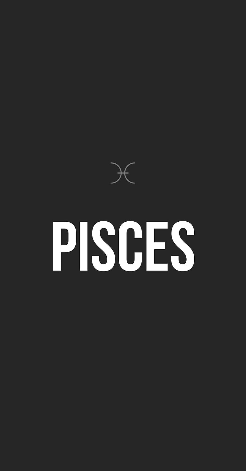 Pisces, black, love, pisces, quotes, simple, star signs, white, white on  black, HD phone wallpaper | Peakpx