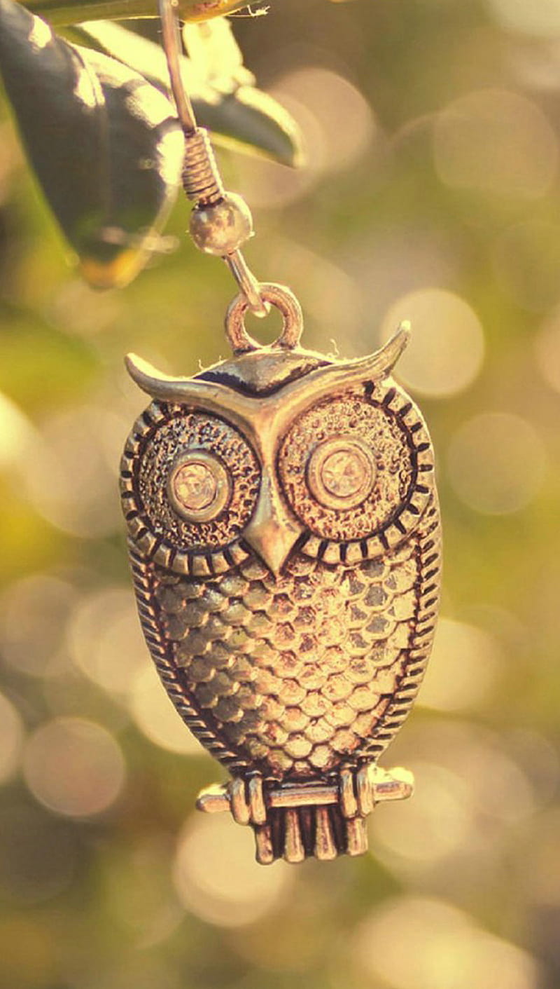 Owl, necklace, sowa, HD phone wallpaper