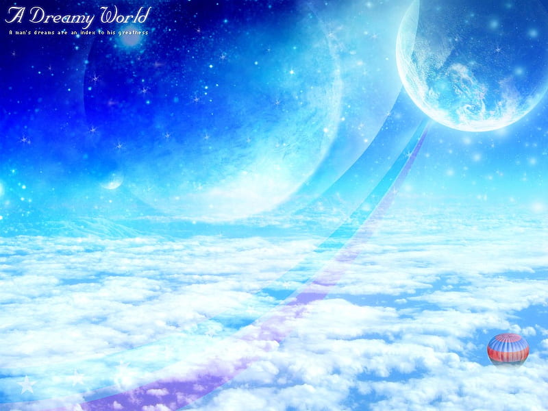 A Dreamy World - Digital Landscape manipulation 07, HD wallpaper