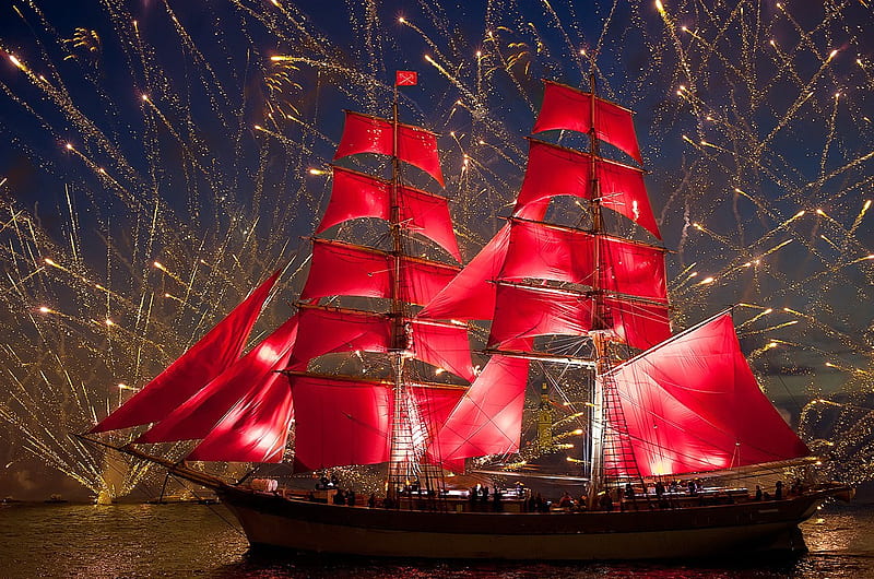 Happy New Year 2012!, party, new, year, ship, HD wallpaper