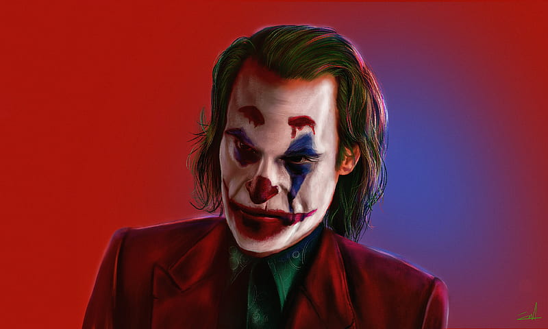 The Joker Joaquin Phoenix Artwork, joker-movie, joker, superheroes, supervillain, joaquin-phoenix, behance, artist, digital-art, artwork, HD wallpaper
