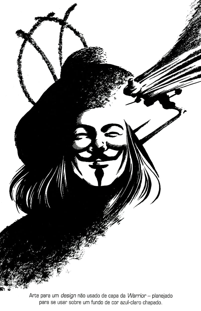 Alan Moore, V for Vendetta, V, HD phone wallpaper