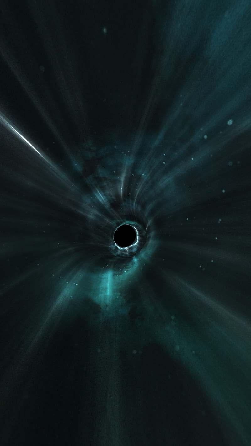 digital art sci fi black hole