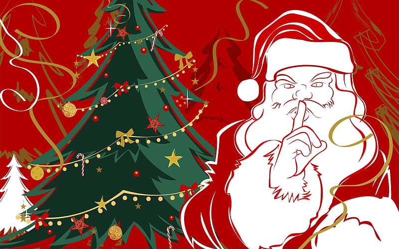 Santa Clause, Christmas, Merry, Clause, Santa, HD wallpaper