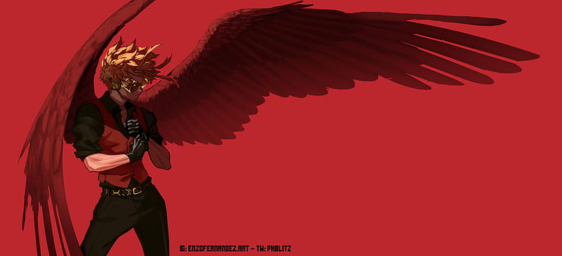 My Hero Academia, Hawks (Boku No Hero Academia) , Wings, HD wallpaper